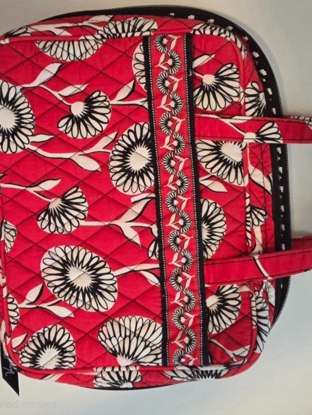 Vera Bradley Good Book Cover in Deco Daisy